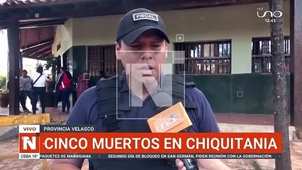 Identifican a 3 de los ejecutados con múltiples disparos en la Chiquitania: La Policía investiga