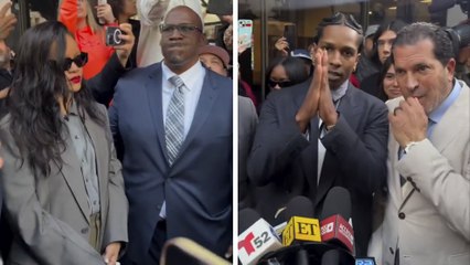 A$AP Rocky, pareja de Rihanna, habla tras haber sido declarado no culpable de agresión con arma de fuego