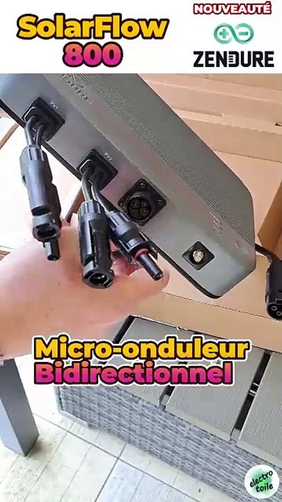 ⚠ Zendure SolarFlow 800 ⚡ Micro-onduleur solaire bidirectionnel en AC 🔋 Découverte exclusive