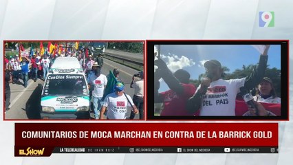 Comunitarios de Moca marchan en contra de la Barrick Gold | ESM