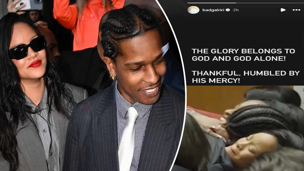 Rapper A$AP Rocky Found Not Guilty, Rihanna Expresses Gratitude: "Thankful, Humbled!"