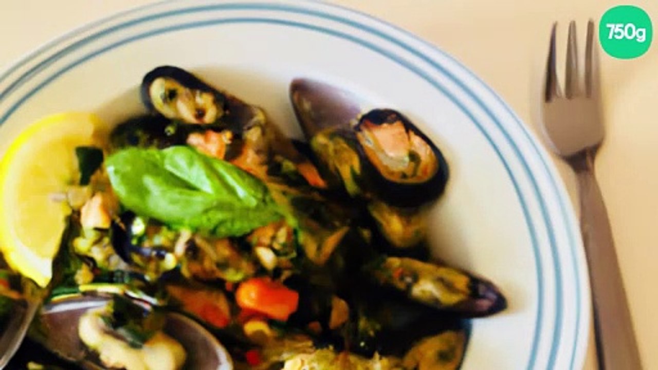 Salade de moules au pistou