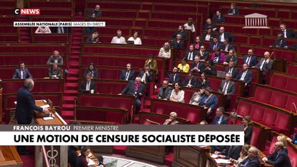 François Bayrou : «Voilà la motion de censure la plus cousue de fil blanc»