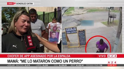 🚨 "ME LO MATARON COMO A UN PERRO" - MAMÁ DE CHOFER DE APP ASESINADO POR LA ESPALDA