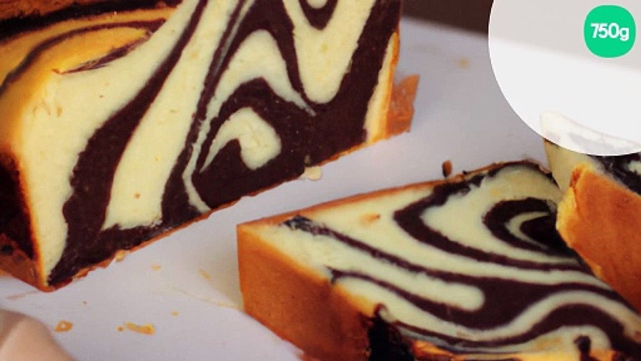 Cake marbré inratable