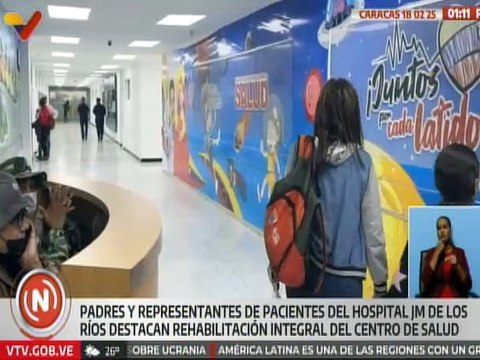 Caracas | Pacientes del Hospital J.M. de los Ríos destacan el buen trato recibido por su personal