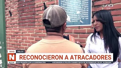 SCZ RECONOCIERON A LOS ATRACADORES