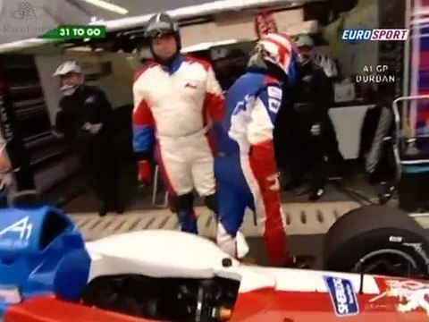 A1GP 2005-2006_Manche 7_Durban Street Circuit(Afrique du Sud)_Course 2 (en français - Eurosport - France) [RaceFan96]