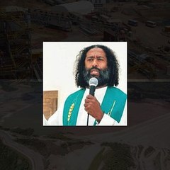 Religiosos se unen a la protesta contra la Barrick Gold: "No a la presa de cola, es veneno"