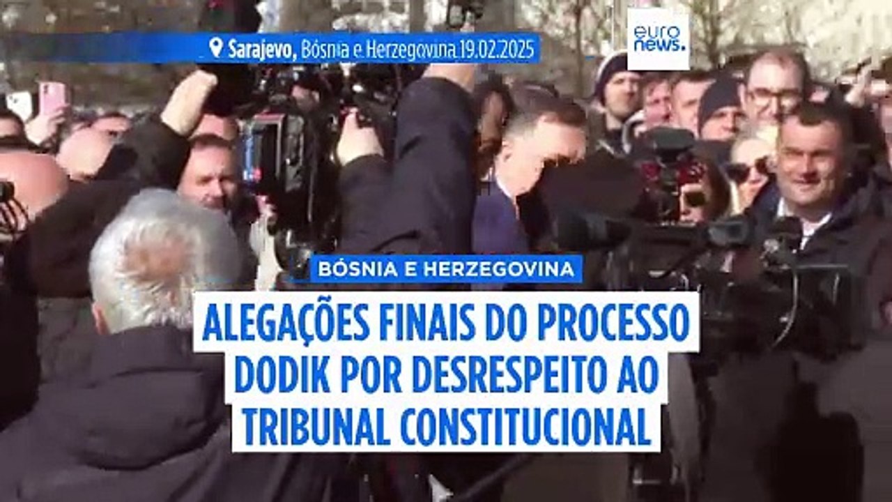 Procuradoria da Bósnia e Herzegovina pede pena de prisão para Milorad Dodik