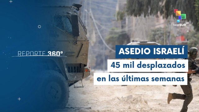 Reporte 360 19-02 asedio israelí provoca desplazados en Cisjordania ocupada