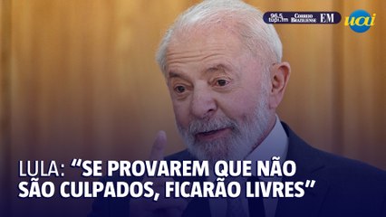 Lula sobre denúncia da PGR: "Se provarem que não tentaram matar o presidente, ficarão livres"