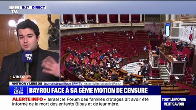 Motion de censure du PS: des débats tendus à l'Assemblée nationale