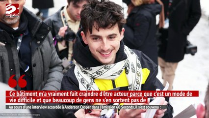 Timothée Chalamet : cette expérience traumatisante qui a failli l'empêcher de devenir acteur