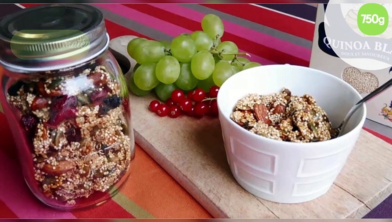 Granola de quinoa