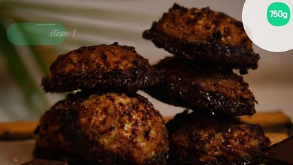 Cookies chocolat et noix de coco