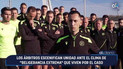 Los árbitros escenifican unidad ante el clima de "beligerancia extrema" que viven por el caso Munuera