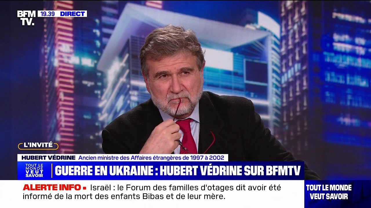 Hubert Védrine, ancien ministre des Affaires étrangères:  "On est revenu à une Amérique brutale" avec Donald Trump