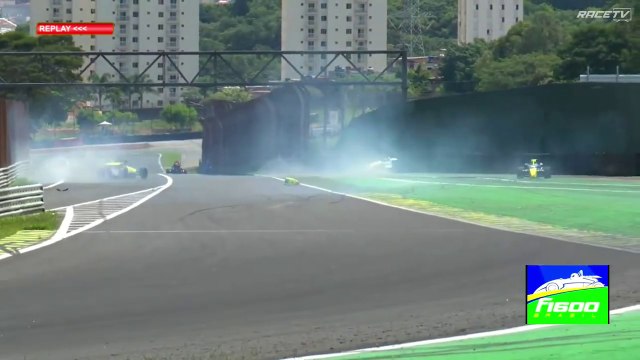 Formula 1600 Brasil 2025 Interlagos 2 Race 2 Last Lap Big Crash