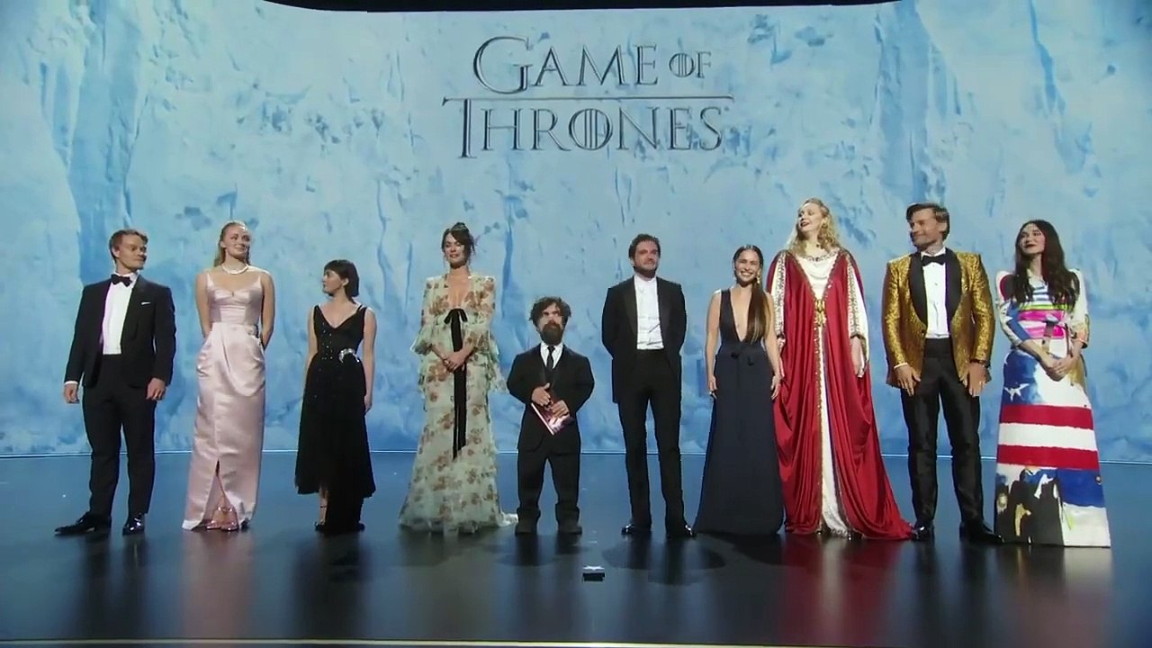 Game Of Thrones Cast Presents Supporting Actress In Limited Series Or Movie - EMMYS LIVE! 2019