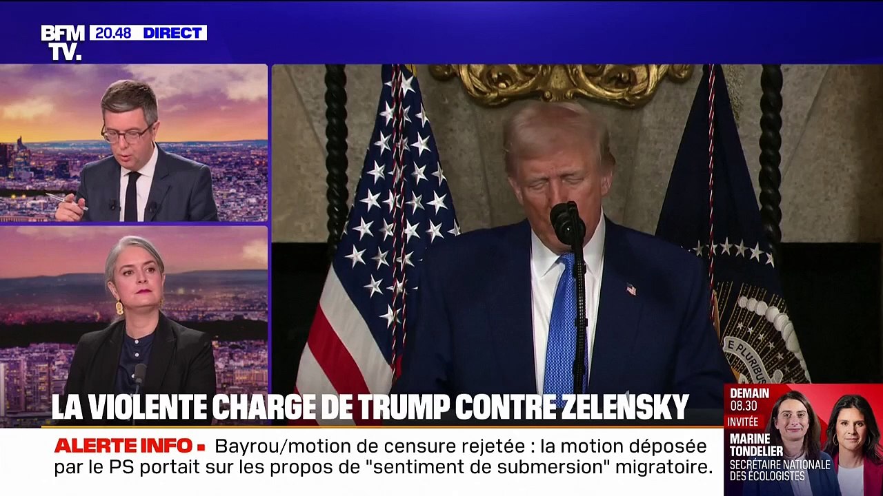 LE CHOIX D'ELSA - "Dictateur sans élections": la violente charge de Donald Trump contre Volodymyr Zelensky