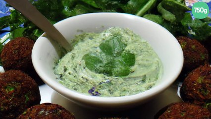 Falafel (végétarien) à la sauce herbes et balsamique