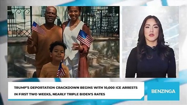 Trump’s Deportation Crackdown Begins With 10,000 ICE Arrests in First Two Weeks, Nearly Triple Biden's Rates