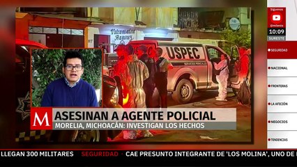 Asesinan a policía auxiliar en Morelia, Michoacán