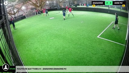 Faute de Matthieu H - Simmons Simmons Fc