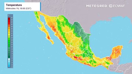 FIn de semana de lluvias, frío y calor en México