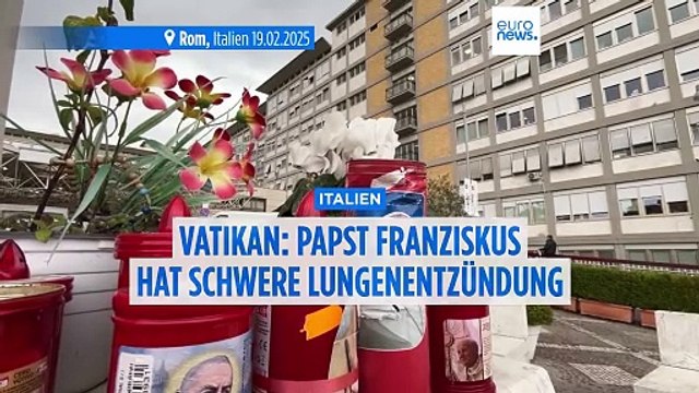 Meloni: Papst Franziskus im Krankenhaus gut gelaunt