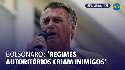 Bolsonaro reage à denúncia: 'Regimes autoritários fabricam inimigos para justificar perseguição'