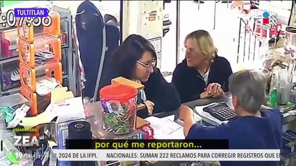Negocio en Tultitlán, Estado de México, exhibe a extorsionador