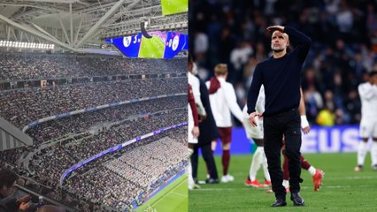 El troleo del Bernabéu a Pep con 3-0 en el marcador: "Guardiola, quédate"