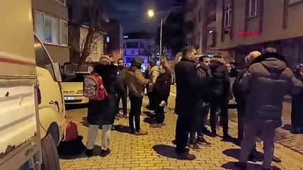 İstanbul-Küçükçekmece'de 7 katlı bina tahliye edildi -1