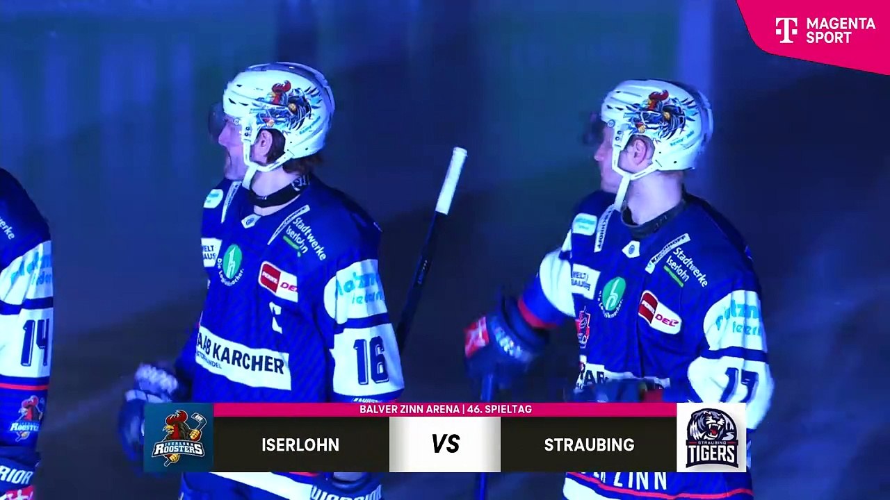 Highlights von Iserlohn Roosters - Straubing Tigers