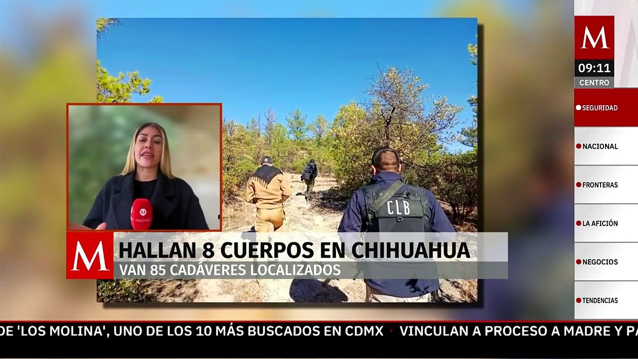 Localizan 8 cuerpos más en fosas clandestinas en 'El Willy', Chihuahua; suman 85 cuerpos
