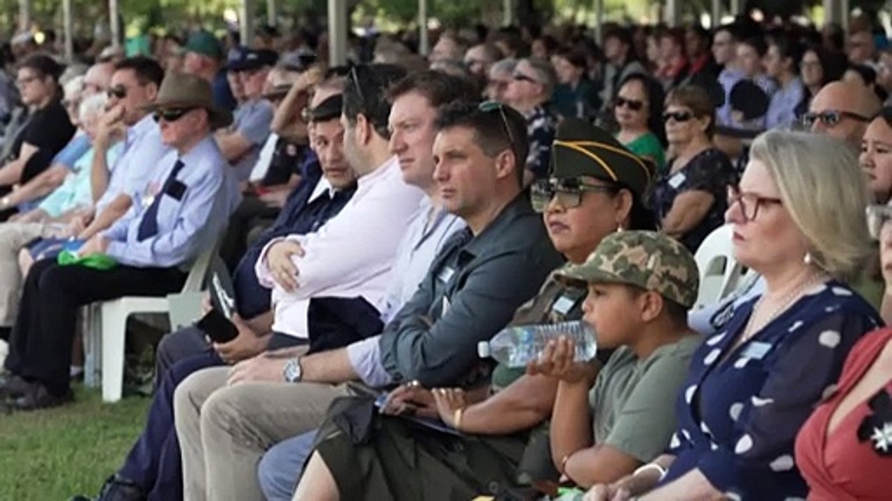Many gather to remember those who died in Japanese WW2 bombing of Darwin