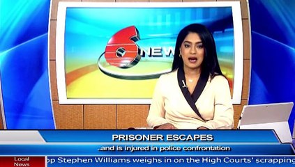 CRIME WRAP: PRISONER ESCAPES, FINDS GUN, AND IS INJURED
