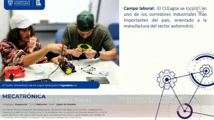Ingenierías y posgrados en tecnología, la oferta académica del CuLagos
