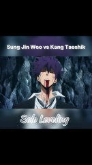 Solo Leveling S1, SUNG JIWO VS KANG TAESHIK
