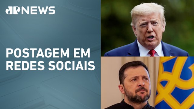 Donald Trump chama presidente da Ucrânia de “ditador”