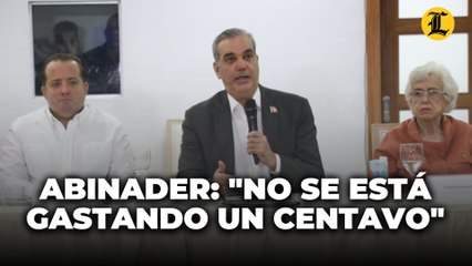 Abinader: nueva comisión sobre anticorrupción no implica gastos: "No se está gastando un centavo"