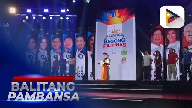 Susunod na campaign rally ng Alyansa para sa Bagong Pilipinas, kasado na