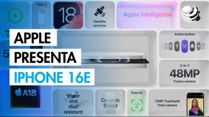 Apple presenta el iPhone 16e