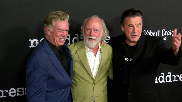 Christopher McDonald, Xander Berkeley, and William Baldwin attend the No Address red carpet premiere