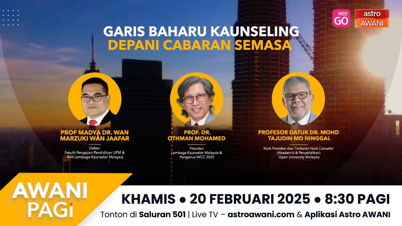 AWANI Pagi: garisan baharu kaunseling depani ca...