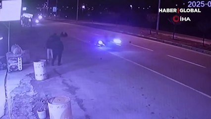 Kırıkkale'de feci kaza: Motosikletle metrelerce sürüklendi