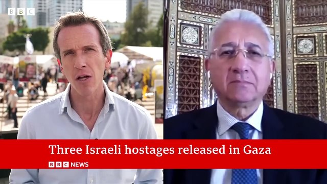 004. Israel releases Palestinian prisoners after Hamas frees Israeli hostages in Gaza _ BBC News