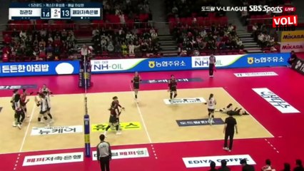 Red Sparks Mode Bercanda, Tapi AI Peppers Berkuasa 0-3! 🏐 | Sorotan Pertandingan